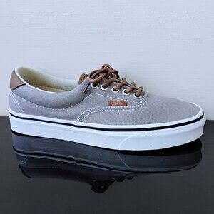 Vans Women Era 59 C & L Canvas Sneaker in Modern Neutral Frost Gray / Acid Denim